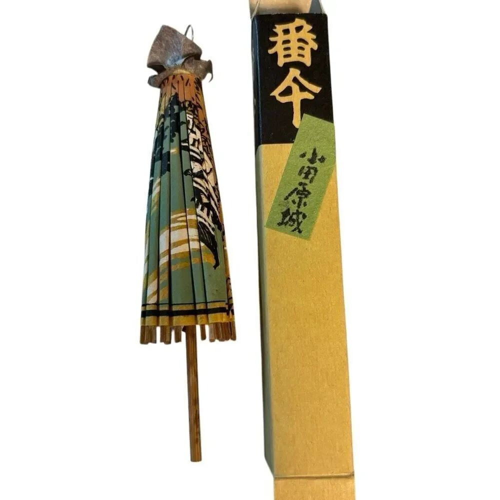 Odawara Castle Japan Vintage Souvenir Mini Umbrella